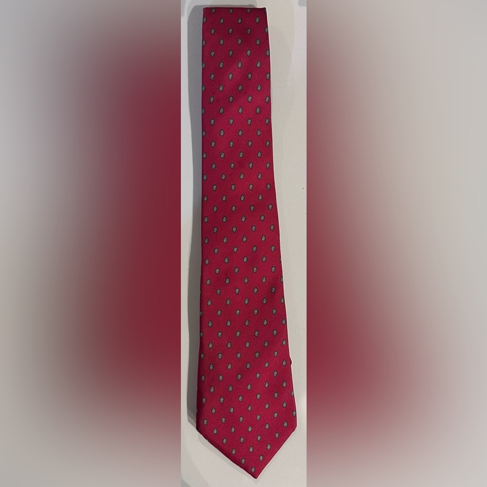 Classic Red Patterned Men's Tie